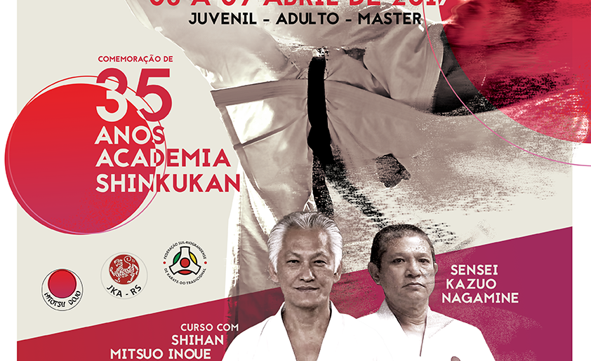 XII Estadual JKA – Cursos com os mestres Inoue e Nagamine