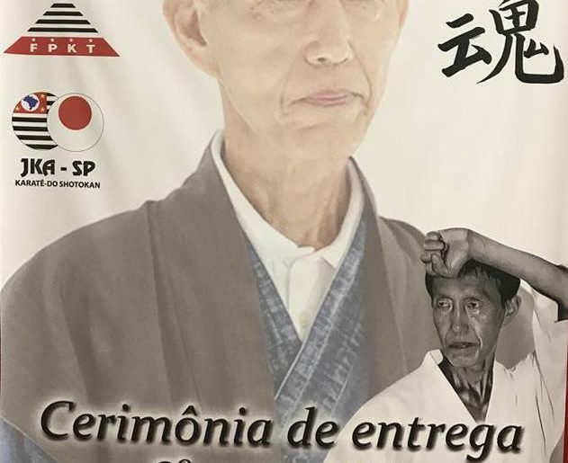 Entrega de 8º dan Sasaki Sensei